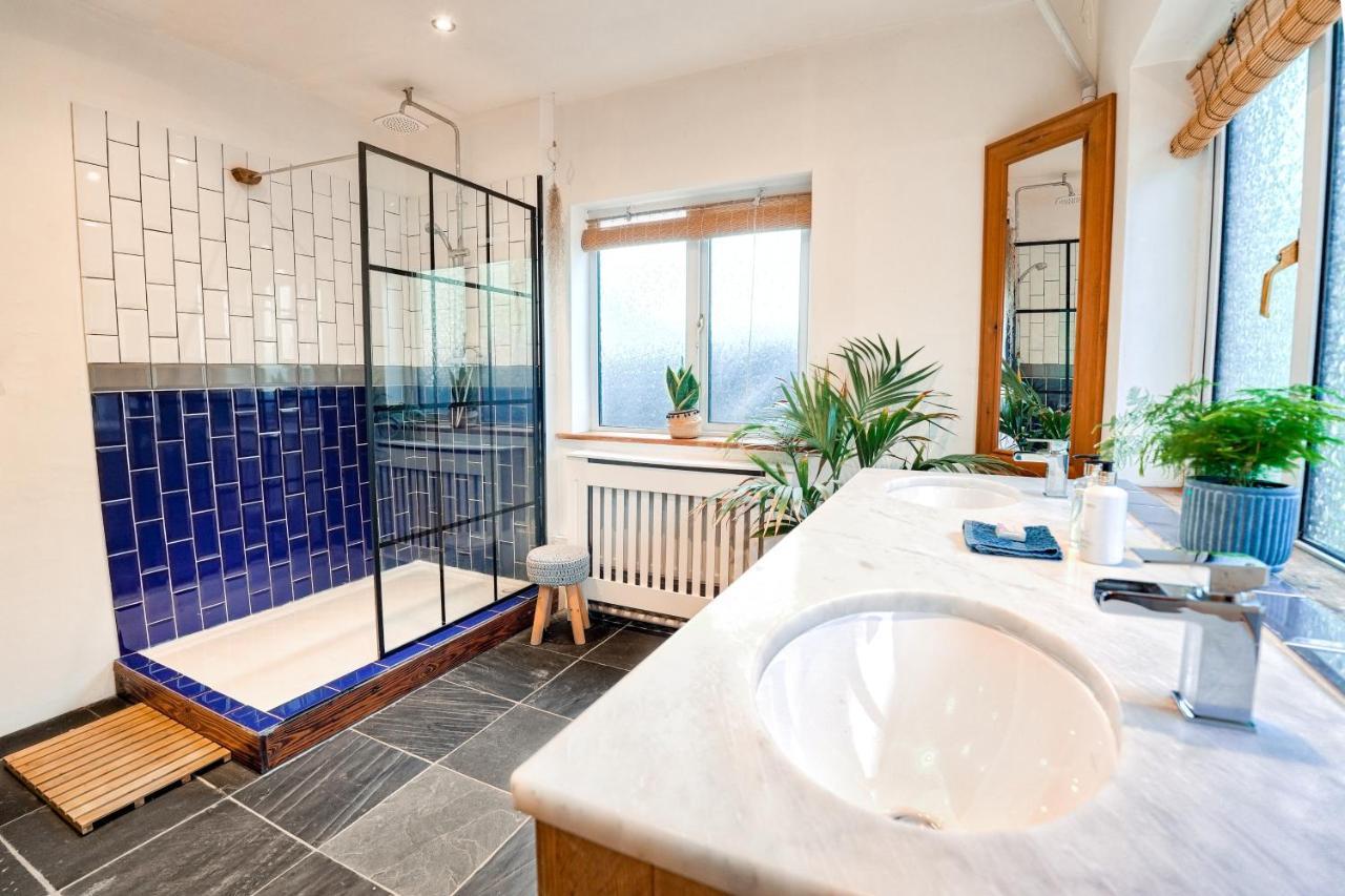 Spacious Sea-View Apt. Overlooking St Ives Bay Gwithian Extérieur photo